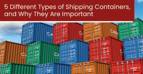 5 Different Types of Shipping Containers, and Why They Are Important